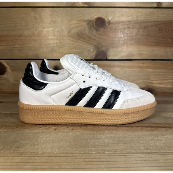 NEW Kids 6.5 / Women’s 7.5- Adidas Samba XLG “White Black Gum” Sneakers IE1377